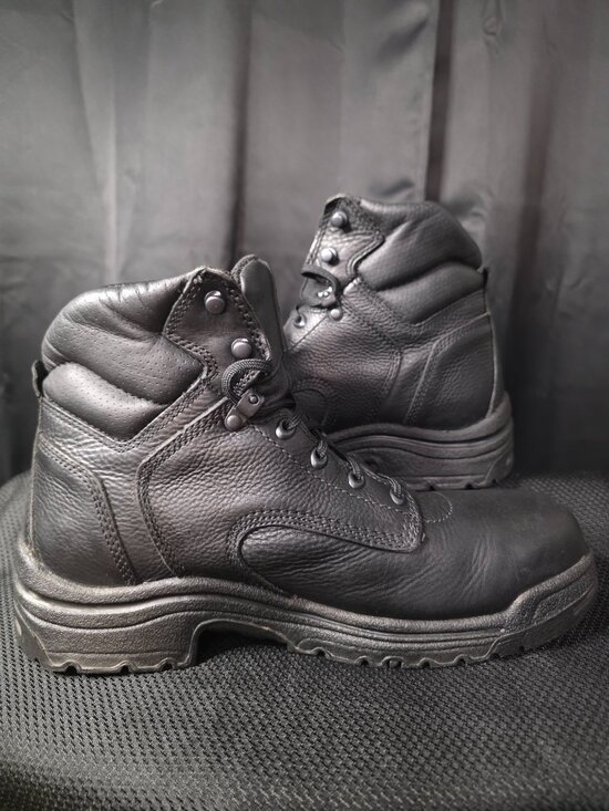 Timberland SZ  Composite toe black leather work boots main image 6